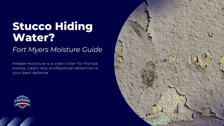 stucco moisture testing Fort Myers, moisture probe test, stucco rot repair Florida, professional stucco inspection, Southwest Florida stucco experts.