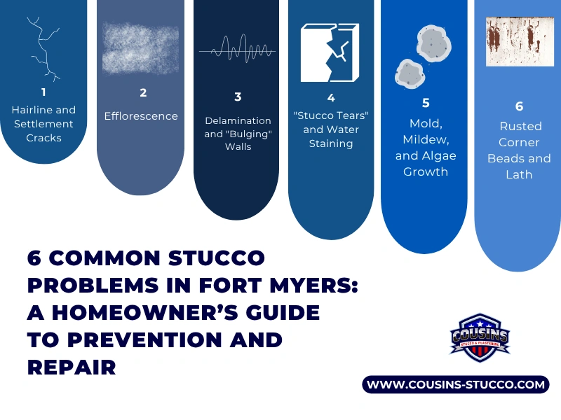 6 Common Stucco Problems in Fort Myers A Homeowner’s Guide to Prevention and Repair
