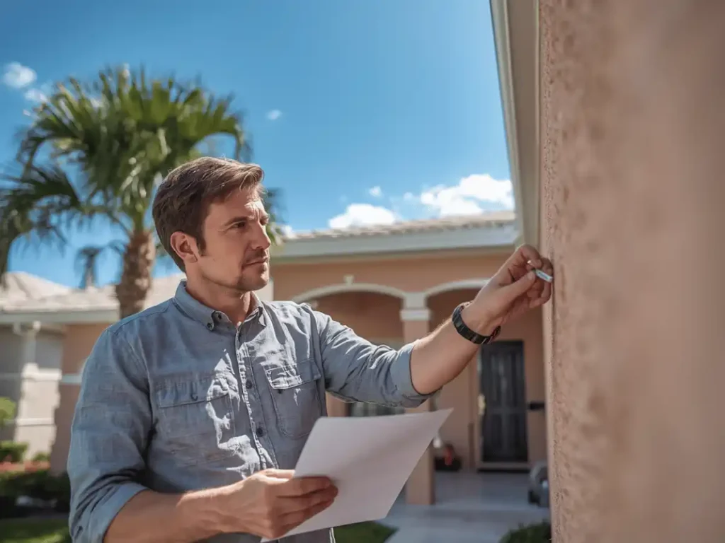 Stucco Cracks in the Surface when buying SWFL home