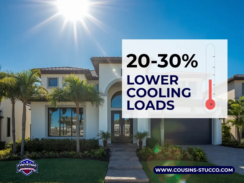 EIFS cooling efficiency in SWFL homes