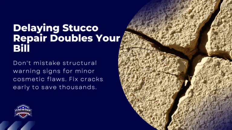 The Cost of Ignoring Stucco Repair