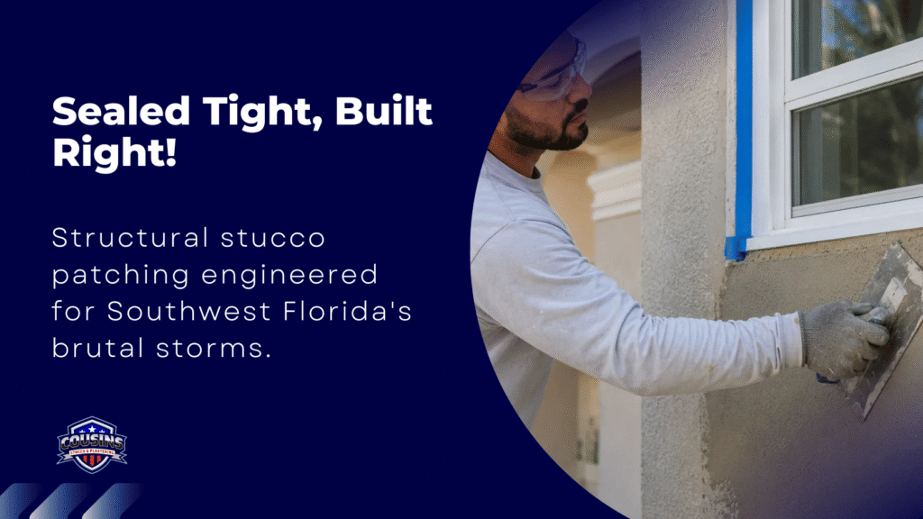 How We Repair Leaking Windows with Structural Stucco Patching in Southwest Florida