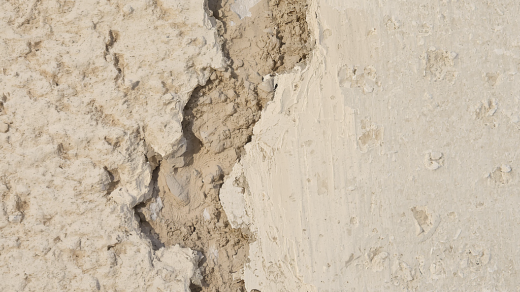 Stucco Crack, Damaged Stucco