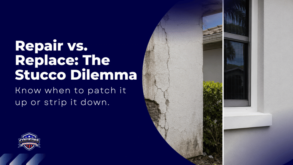 repair or replace stucco