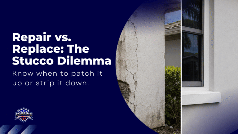 repair or replace stucco