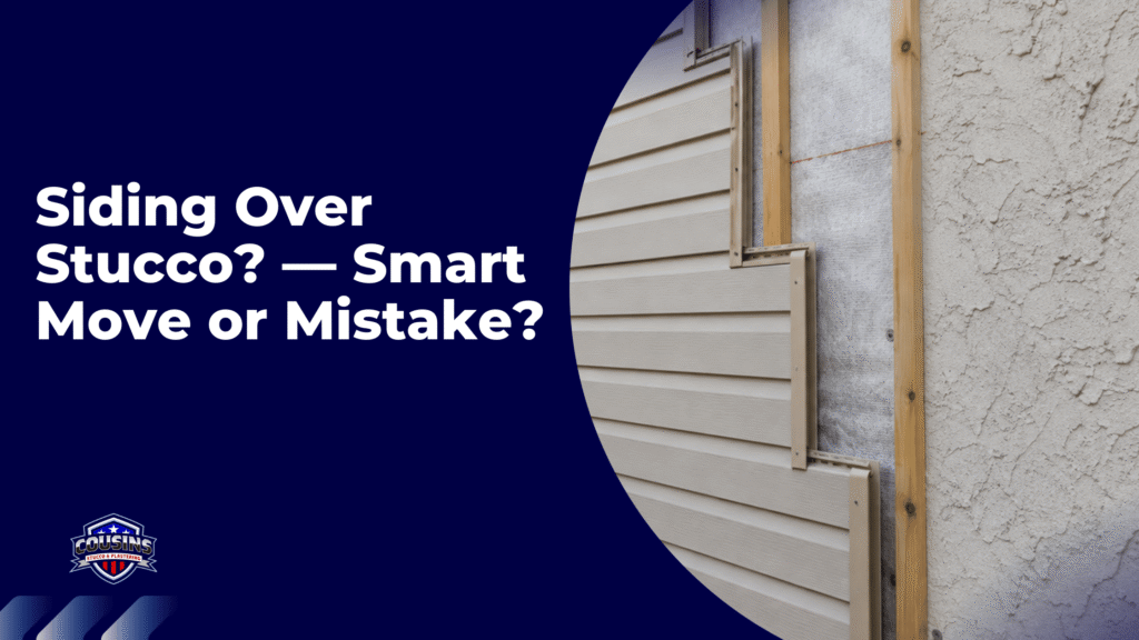 can you put siding over stucco