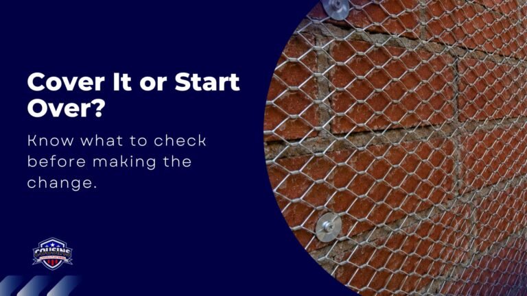 can you stucco over brick