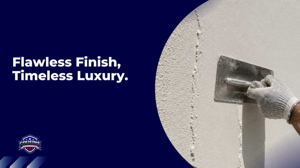 smooth stucco finish